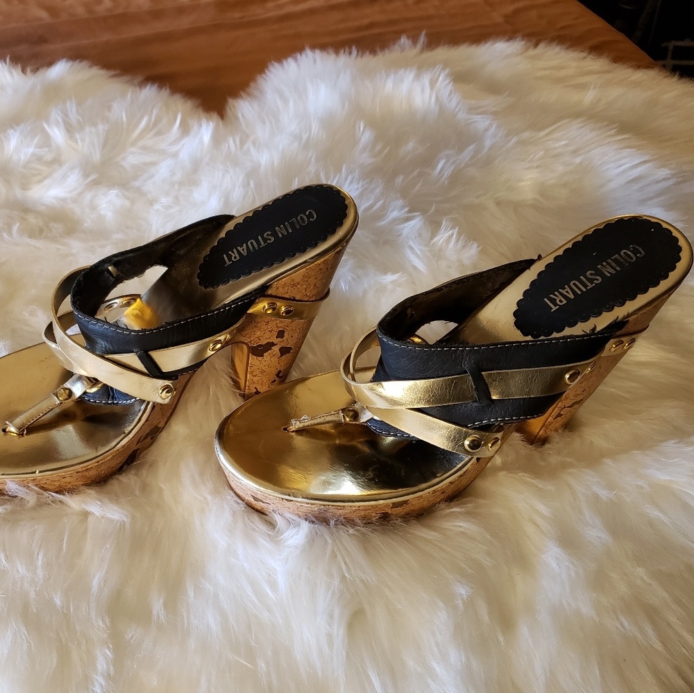 Pre-Owned Sexy Colin Stuart Platform Thong…